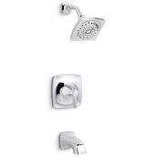 Ensemble bain et douche Maxton, 1 poignée, chrome poli