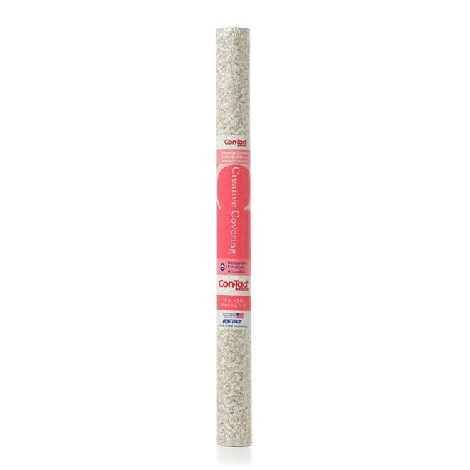 Beige Granite Self-Adhesive Vinyl 18"x9'