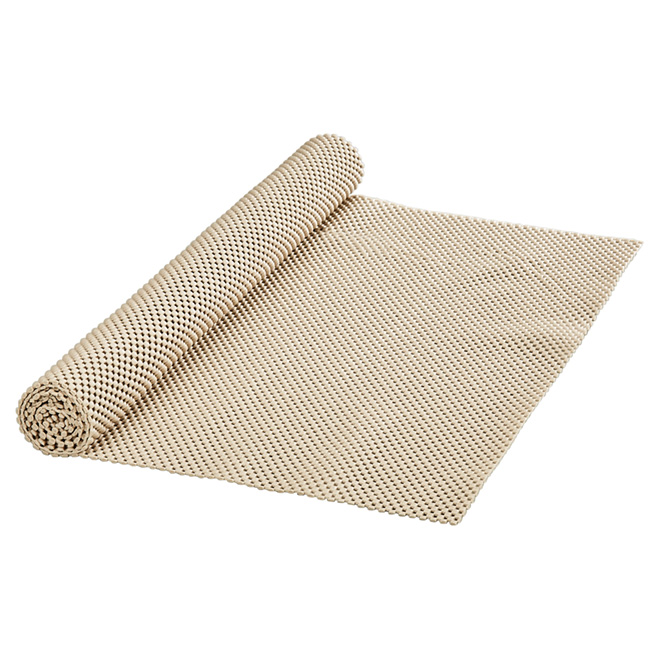 Non-Adhesive PVC Shelf Liner - 20" x 4' - Taupe