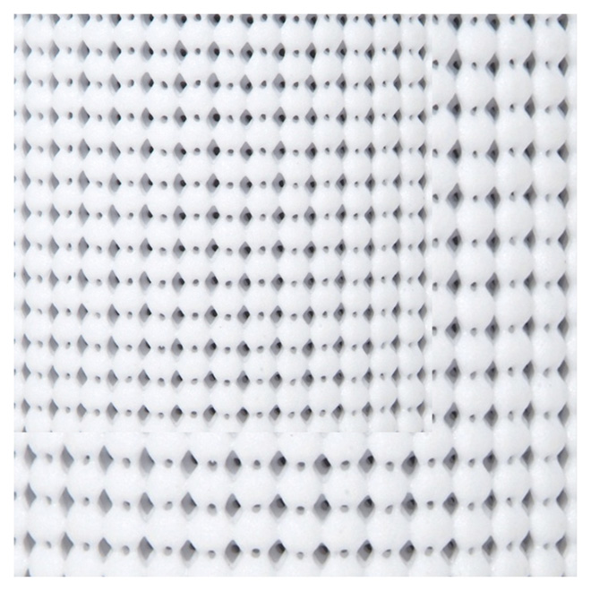 Non-Adhesive PVC Shelf Liner - 12" x 10' - White