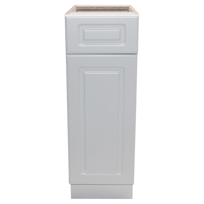 Base Cabinet - Wilshire - 1 Door, 1 Drawer - 15" - White