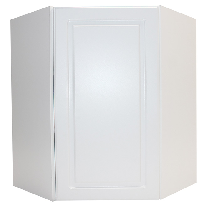 Armoire murale en coin Wilshire, 1 porte, 24", blanc