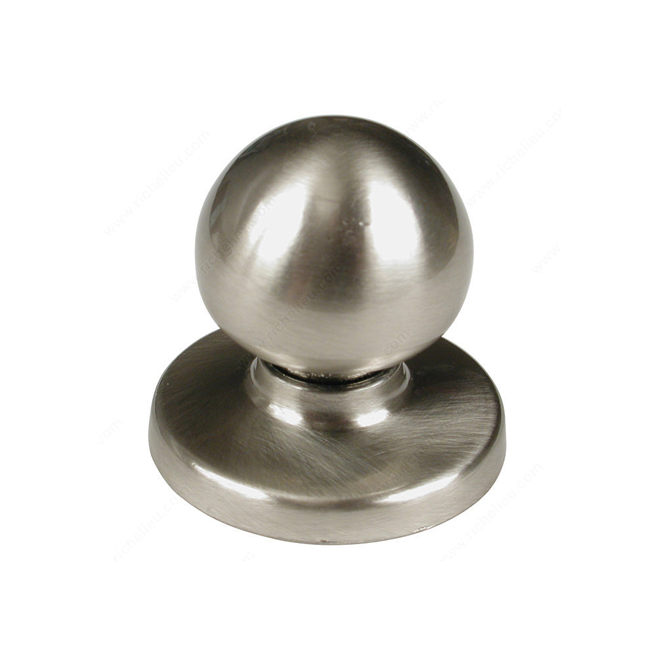Bouton « classique » en métal pour garde-robe