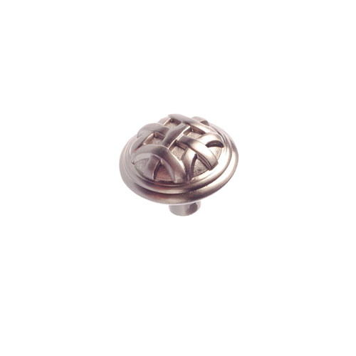 Bouton en métal nickel brossé