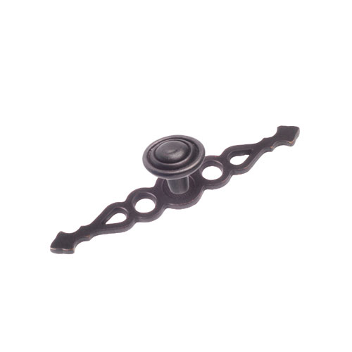 Metal Knob and plate Anthracite