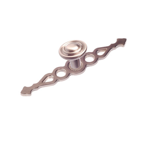 Metal Knob and plate Brush nickel