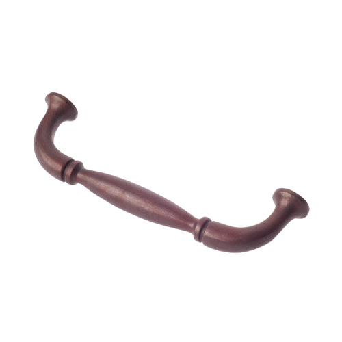 Metal Handle Pull Hammered Rust