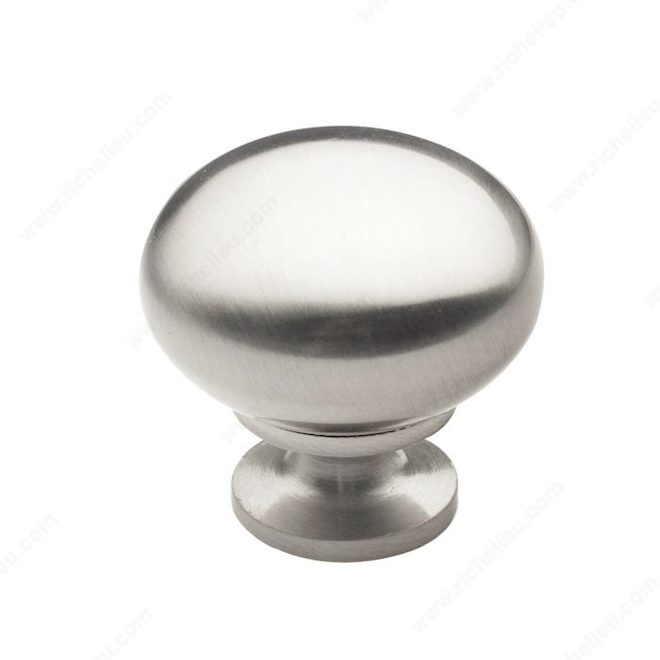 Boutons d'armoire, nickel brossé, 10/paquet