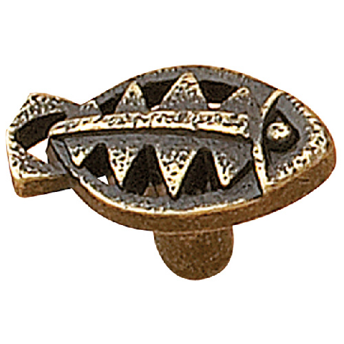 Metal Cabinet Knob - Brass