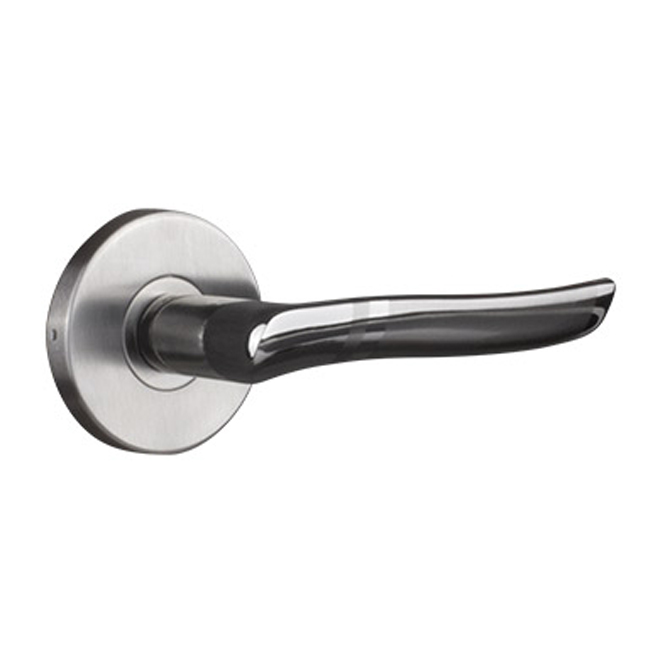 Passage Lever - "Curva" - Satin Nickel