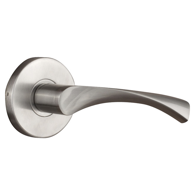 Passage Lever - "Curva" - Satin Nickel