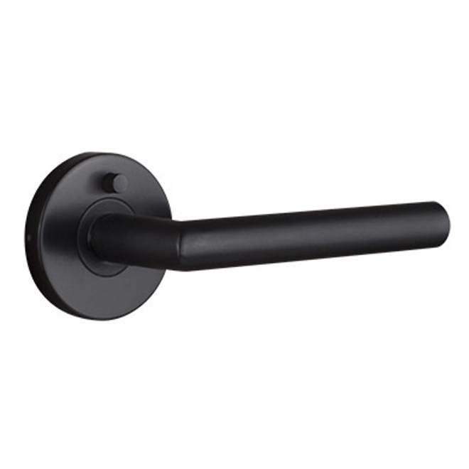 Privacy Lever - "Linea" - Matte Black