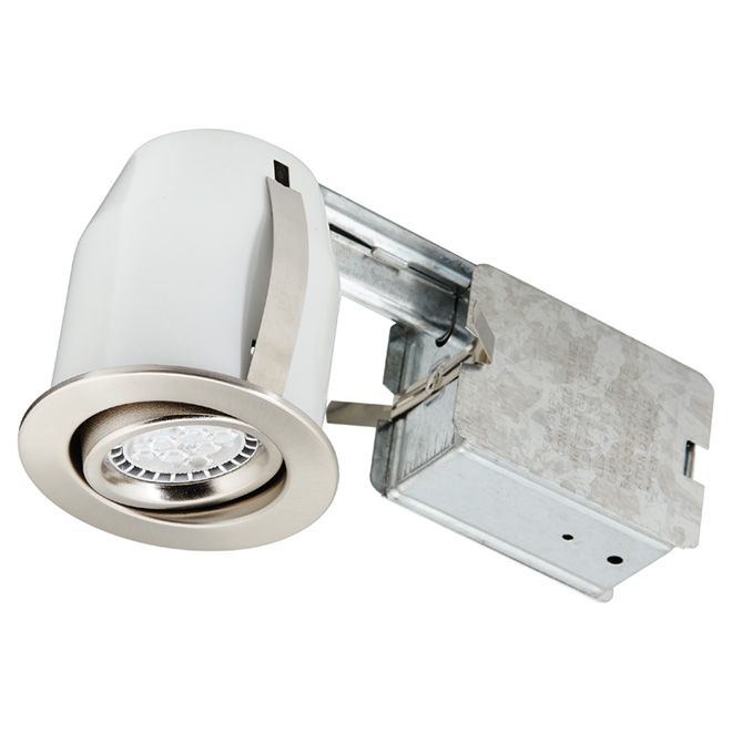 Luminaire encastré DEL 7 W, « 313 », 3 po, chrome brossé