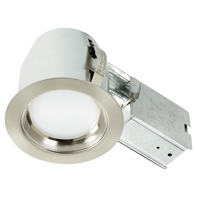 Luminaire encastré DEL, 11 W, acier brossé