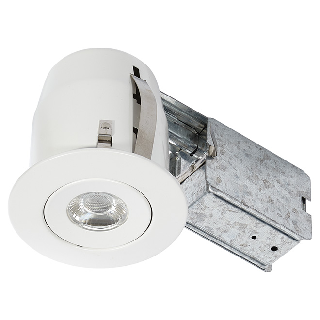 LED Recessed Light - 8 W - Flat White