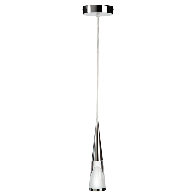 "Nexa" 1-Light LED Pendant Light - Chrome