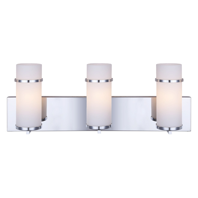 Bathroom Vanity Lights Rona 3-light wall-mounted vanity light- 24"- chrome | rona Bathroom Vanity Lights Rona 3-light wall-mounted vanity light- 24"- chrome | rona