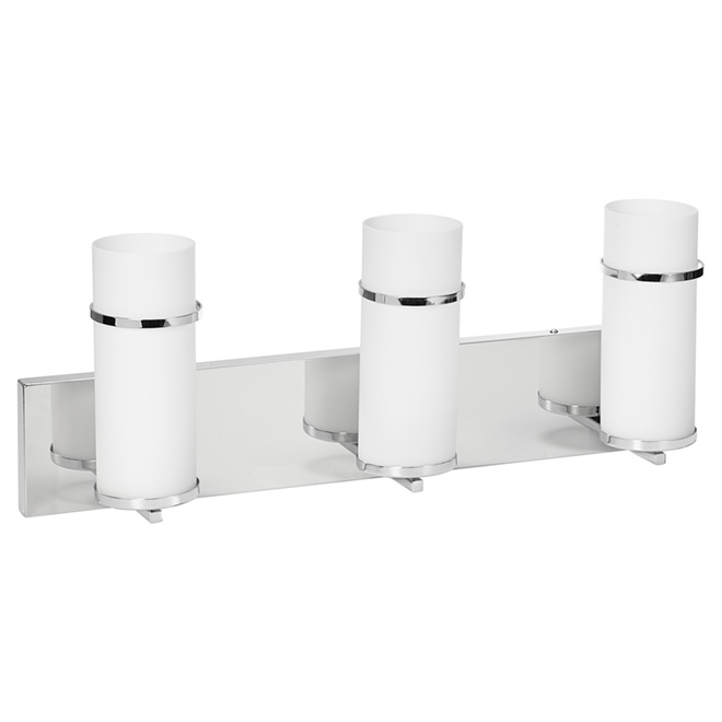 Bathroom Vanity Lights Rona 3-light wall-mounted vanity light- 24"- chrome | rona Bathroom Vanity Lights Rona 3-light wall-mounted vanity light- 24"- chrome | rona