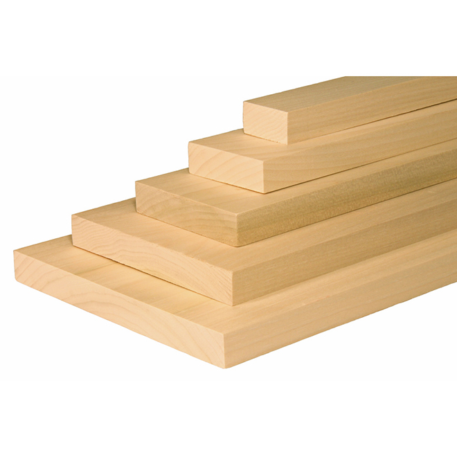 Poplar - D4S - 1/4" x 6" x 4'