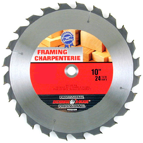 Framing Circular Saw Carbide Blade - 10" - 24TH