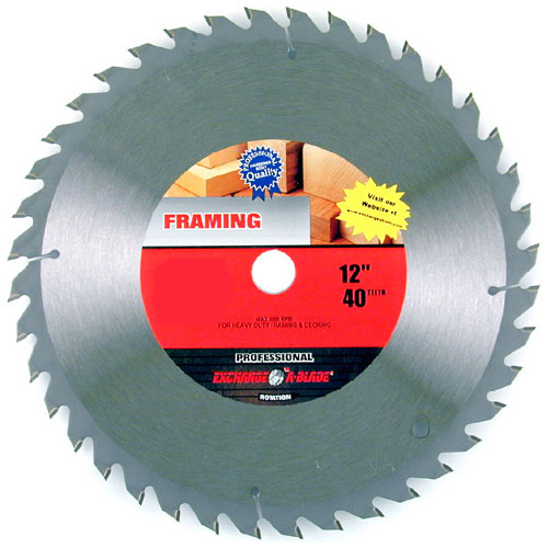 Lame de scie circulaire « Charpente », 12 po, 40 dents