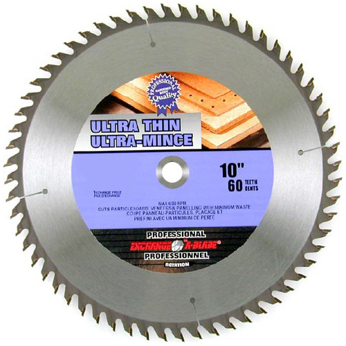 Circular Saw Blade - 60-tooth - 10" - Steel/Carbide