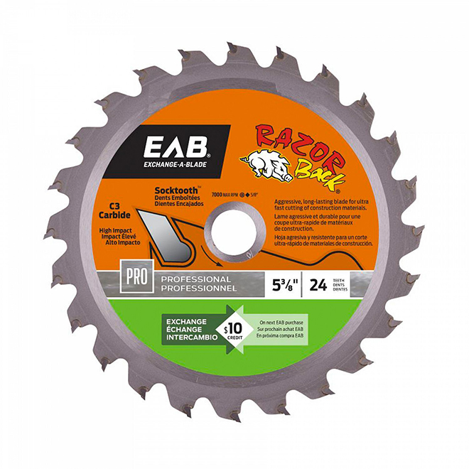 "Ultra-Thin" Saw Carbide Blade - 5 3/8" - 24TH
