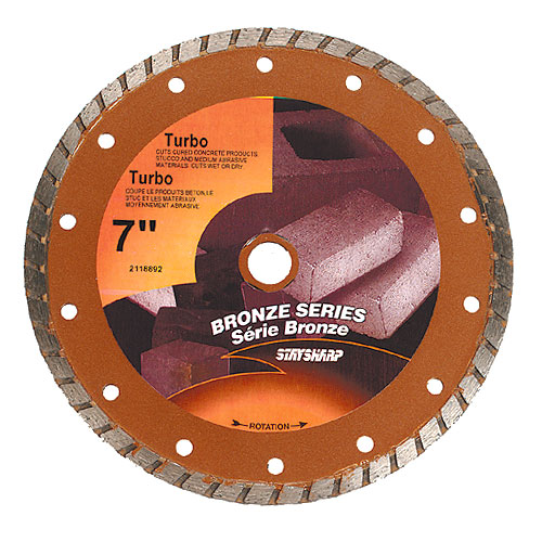 "Stay Sharp" Turbo Diamond Blade - 7"