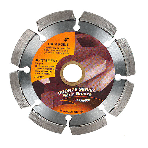 "Stay Sharp" Tuck Point Diamond Blade - 4"