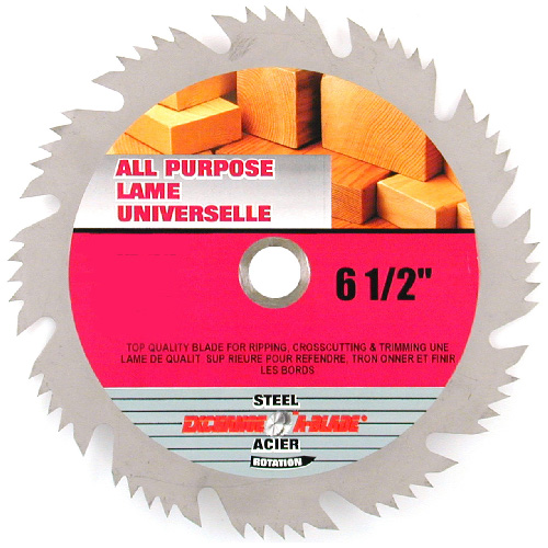 "All Purpose" Circular Saw Steel Blade - 7 1/4"