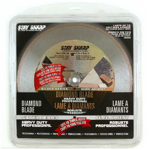 "Stay Sharp" Wet-Cut Continuous Diamond Blade - 10"