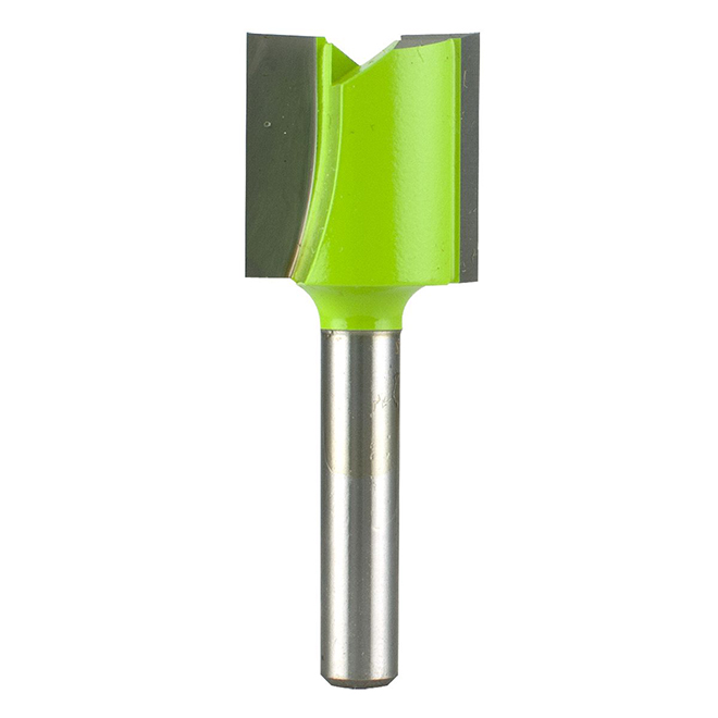 Foret droit de toupie en carbure, 3/4 po x 1/4 po