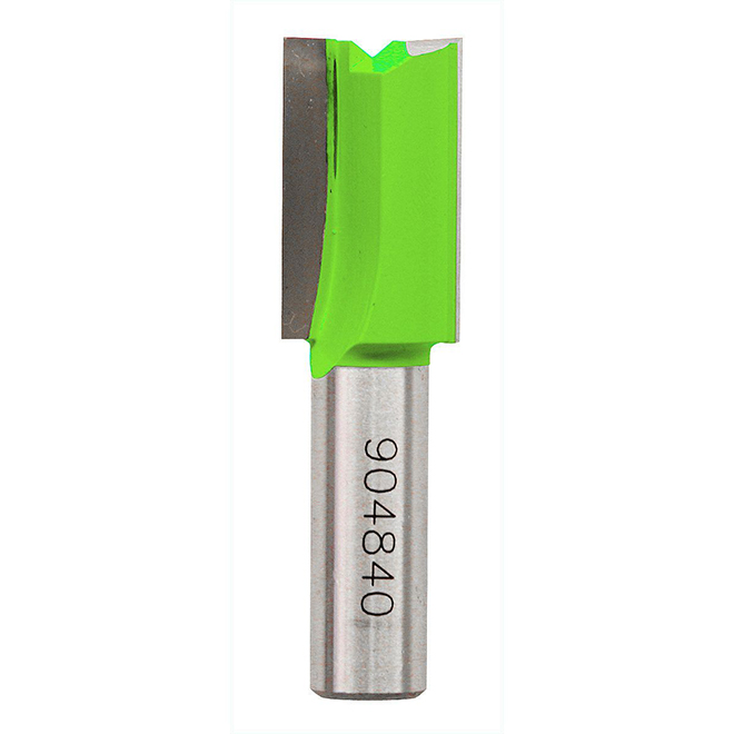 Foret droit de toupie en carbure, 3/4 po x 1/2 po
