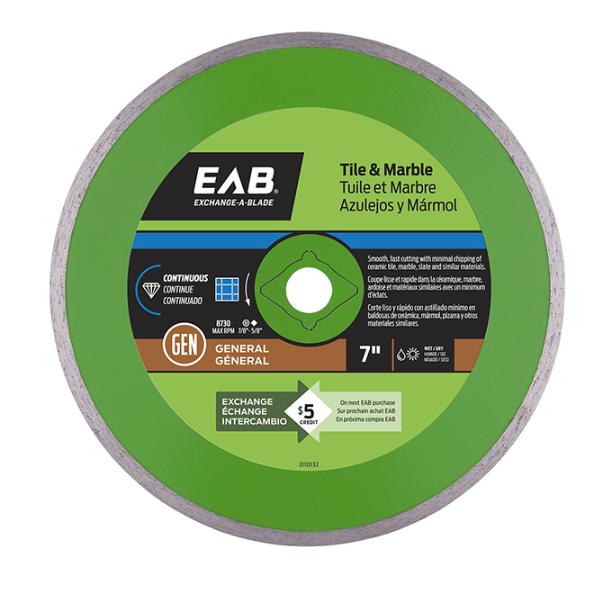 7-in Diamond Saw Blade