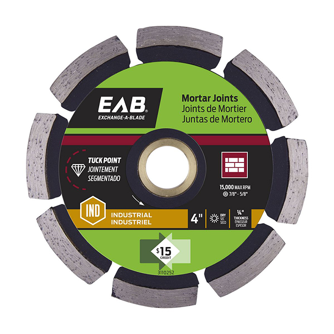 "Contractor Series" Tuck Point Diamond Blade - 4"