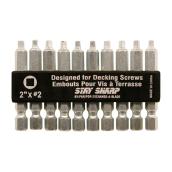 2-IN #2 SQUARE SCREWDRIVER BIT