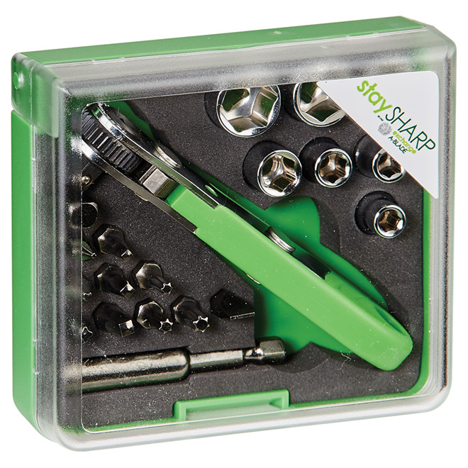 Ratchet Driver Set - 19-Piece