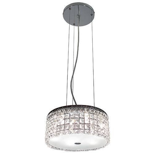 Suspension à 6 lumières « Glam Cobalt »