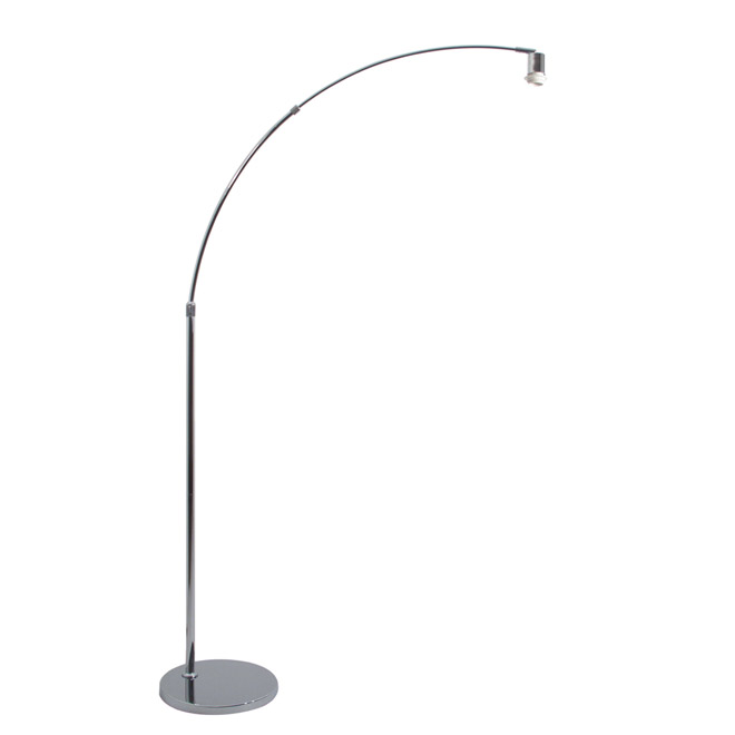 Lampe sur pied 65", chrome