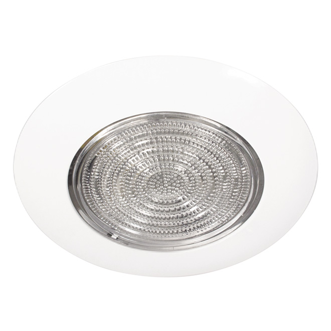 "606 Series" Recessed Bathroom Light Trim 6" - White