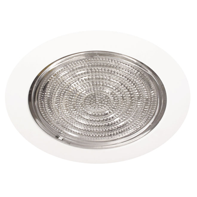 "605 Series" Recessed Bathroom Light Trim 5" - White