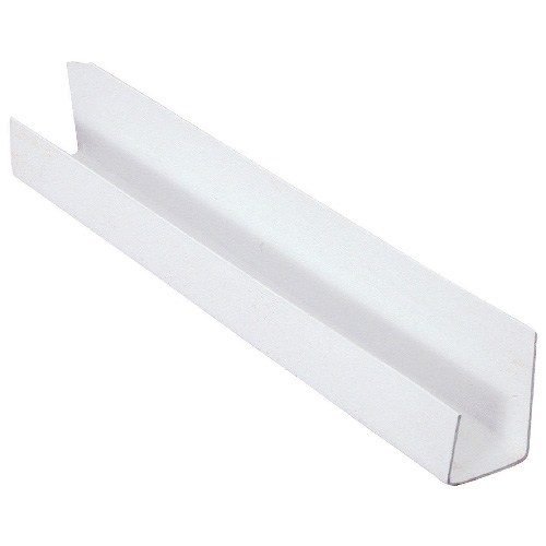 Bordure de finition en PCV, 1/2 po x 8 pi, blanc