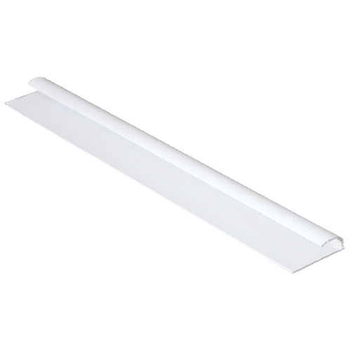 Bordure de finition en PCV, 1/2 po x 8 pi, blanc