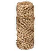 Twisted Jute Twine - 2-Strand - Large - 115' - Brown