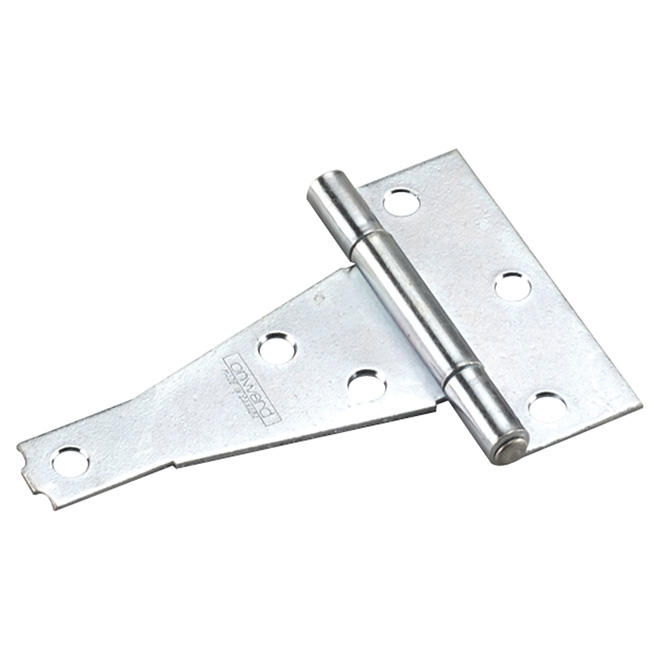 Charnières en T robustes pour portail - 4 po