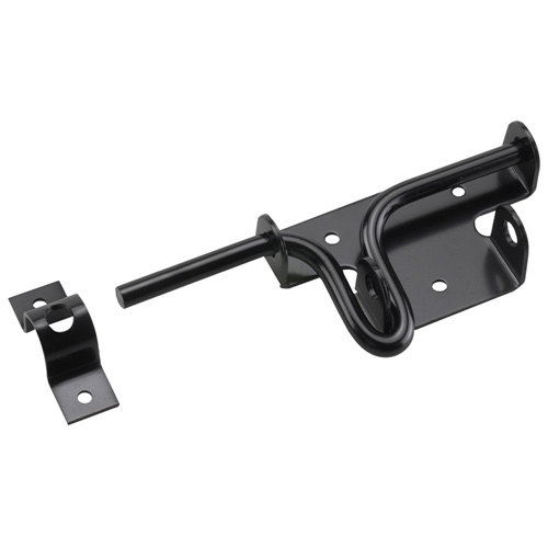 Slide-Action Gate Latch - Black