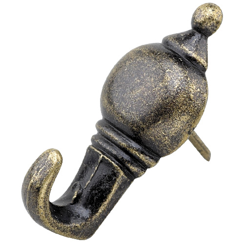Pushpin Hanger - Antique Brass - 3/Pk