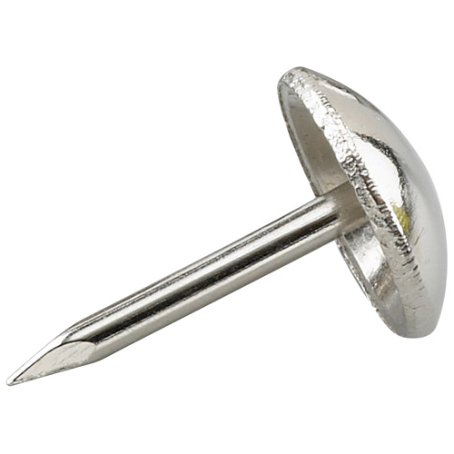 Upholstery Nails - Round Head - Nickel - 9/32" - 30/Pk