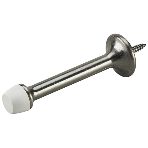 3" Antique Nickel Finish Steel Rigid Door Stop