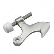 Butoir à charnière ultra robuste en acier fini nickel brossé